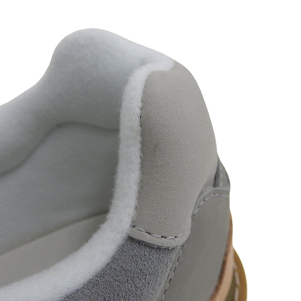 Sangacio サンガッチョ 新品同様 にゅ～ず CREPE GRAY レザー スニーカー シューズ メンズ グレー 26cm シューズ 8(US)