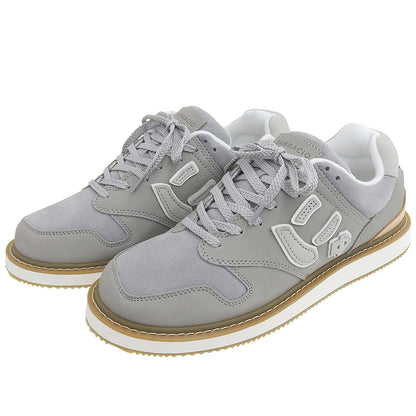 Sangacio サンガッチョ 新品同様 にゅ～ず CREPE GRAY レザー スニーカー シューズ メンズ グレー 26cm シューズ 8(US)