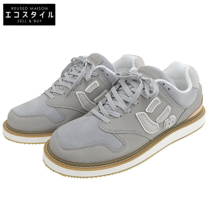 Sangacio サンガッチョ 新品同様 にゅ～ず CREPE GRAY レザー スニーカー シューズ メンズ グレー 26cm シューズ 8(US)