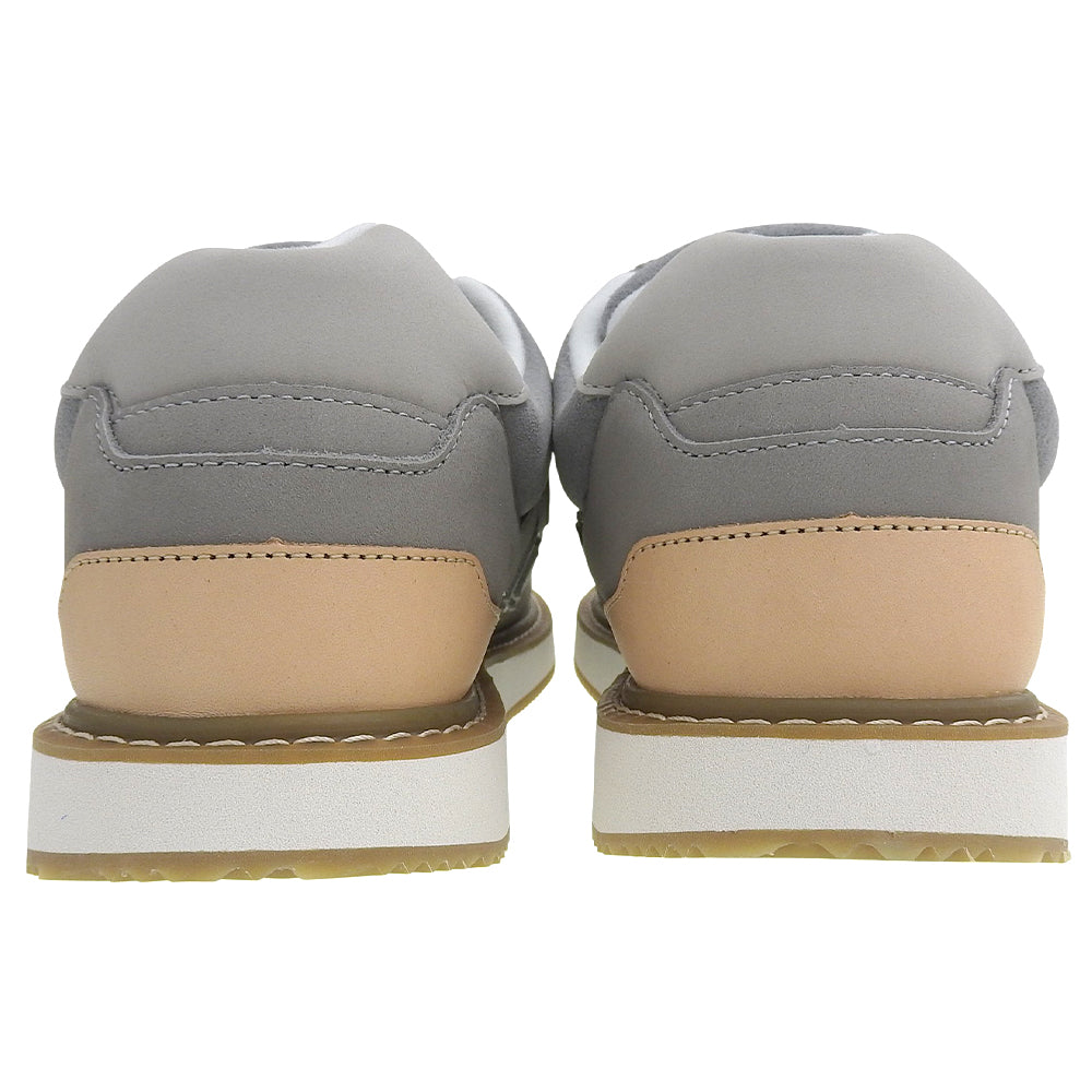 Sangacio サンガッチョ 新品同様 にゅ～ず CREPE GRAY レザー スニーカー シューズ メンズ グレー 26cm シューズ 8(US)