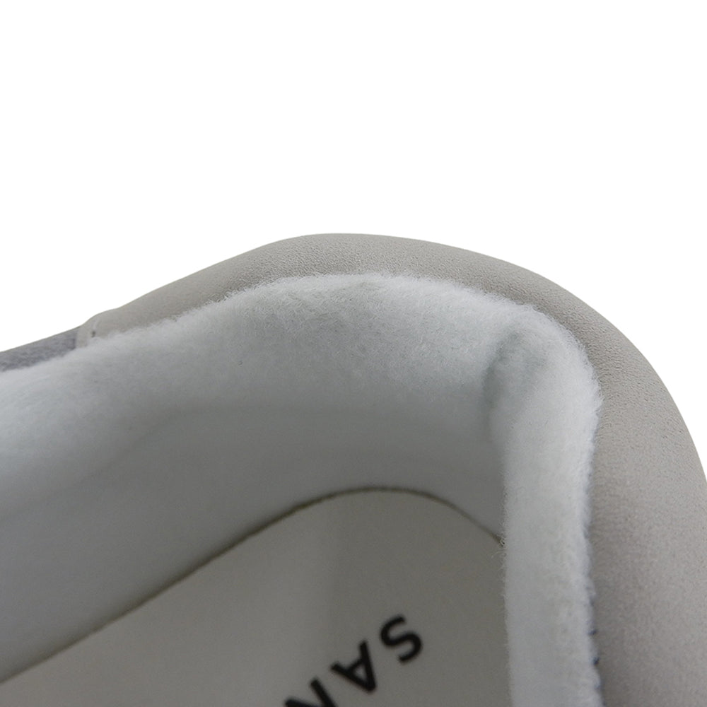 Sangacio サンガッチョ 新品同様 にゅ～ず CREPE GRAY レザー スニーカー シューズ メンズ グレー 26cm シューズ 8(US)