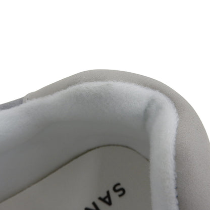 Sangacio サンガッチョ 新品同様 にゅ～ず CREPE GRAY レザー スニーカー シューズ メンズ グレー 26cm シューズ 8(US)