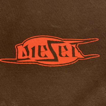 DIESEL ディーゼル S-BOX-HOOD-Q5 ﾌﾞﾗｳﾝ 加工 ﾊﾟｰｶｰ トップス XS