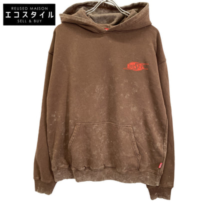 DIESEL ディーゼル S-BOX-HOOD-Q5 ﾌﾞﾗｳﾝ 加工 ﾊﾟｰｶｰ トップス XS