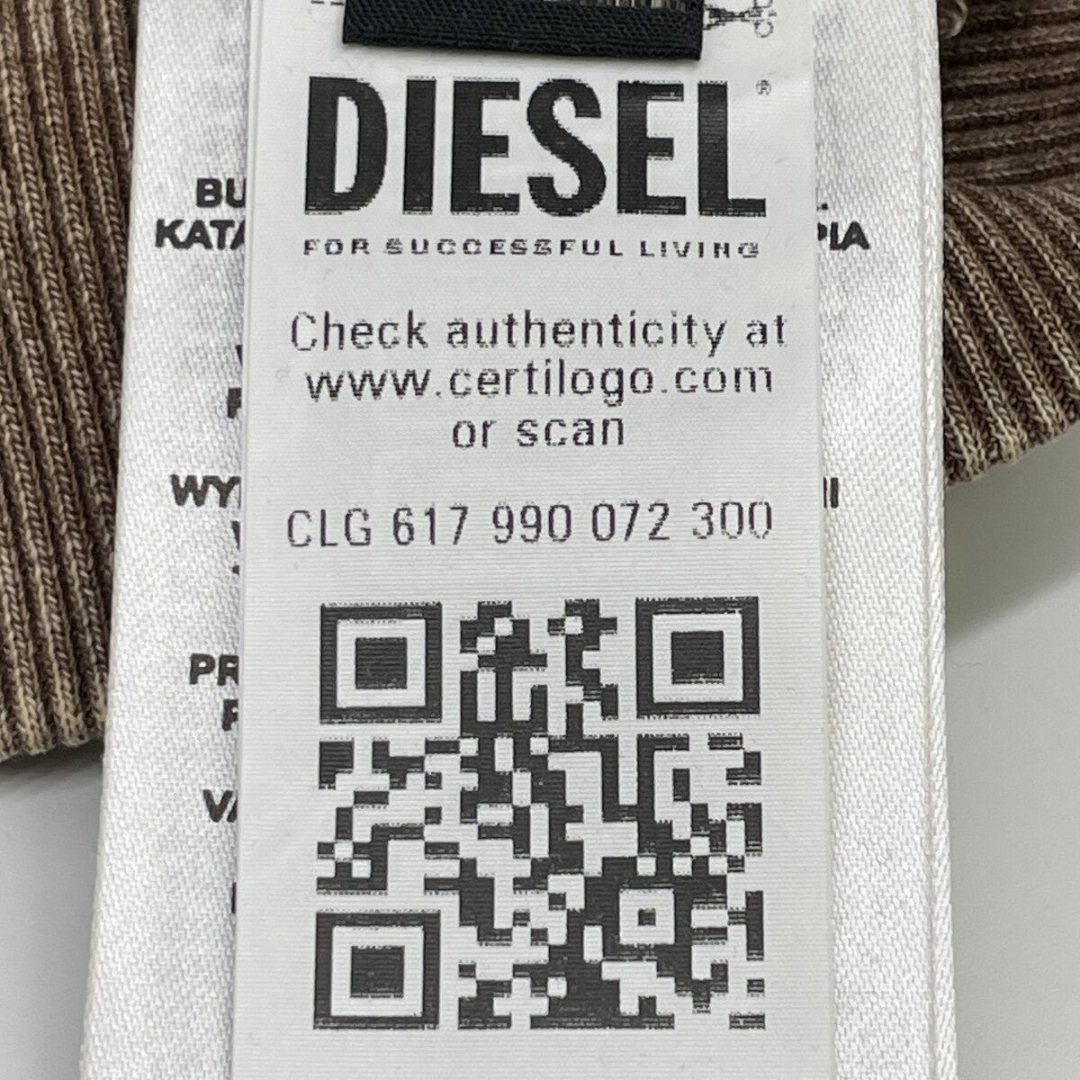 DIESEL ディーゼル S-BOX-HOOD-Q5 ﾌﾞﾗｳﾝ 加工 ﾊﾟｰｶｰ トップス XS