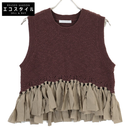 CHIGNON シニヨン ﾎﾞﾙﾄﾞｰ 9452-235DP 布帛ﾄﾞｯｷﾝｸﾞ ﾆｯﾄﾍﾞｽﾄ ベスト F