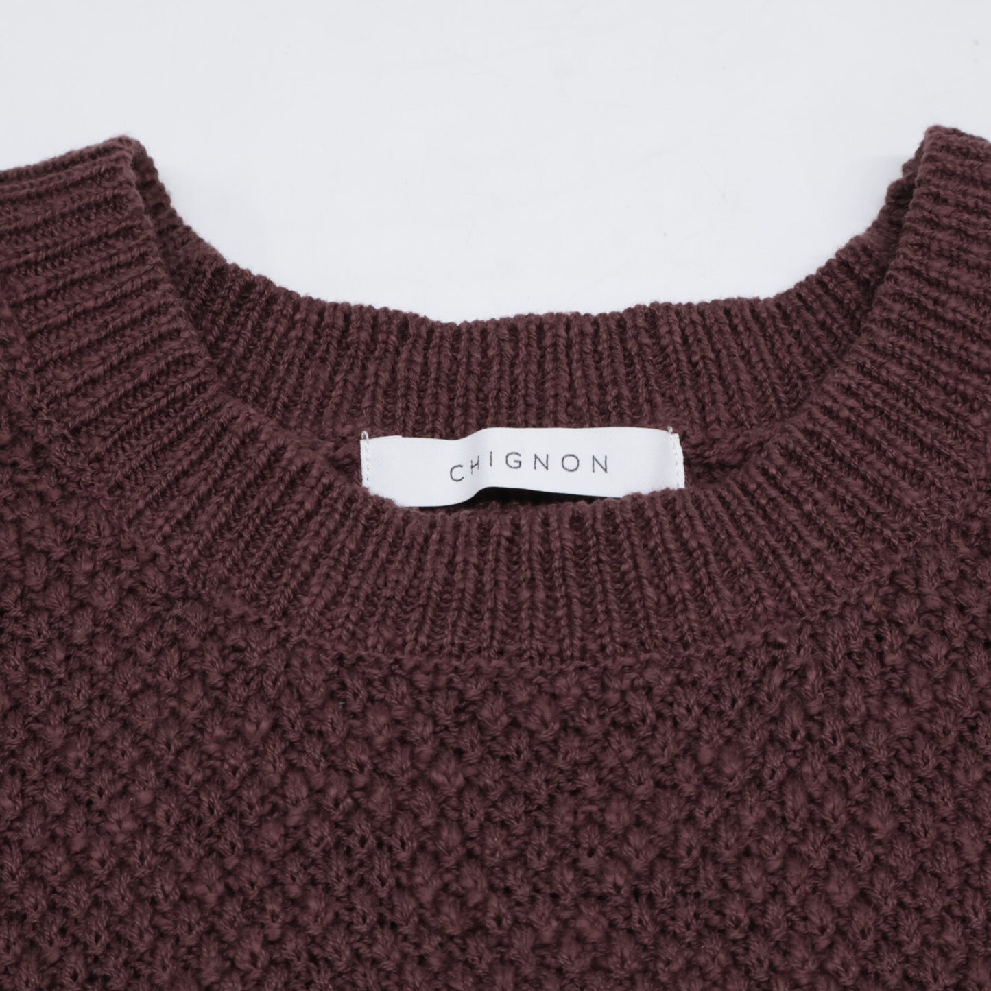 CHIGNON シニヨン ﾎﾞﾙﾄﾞｰ 9452-235DP 布帛ﾄﾞｯｷﾝｸﾞ ﾆｯﾄﾍﾞｽﾄ ベスト F