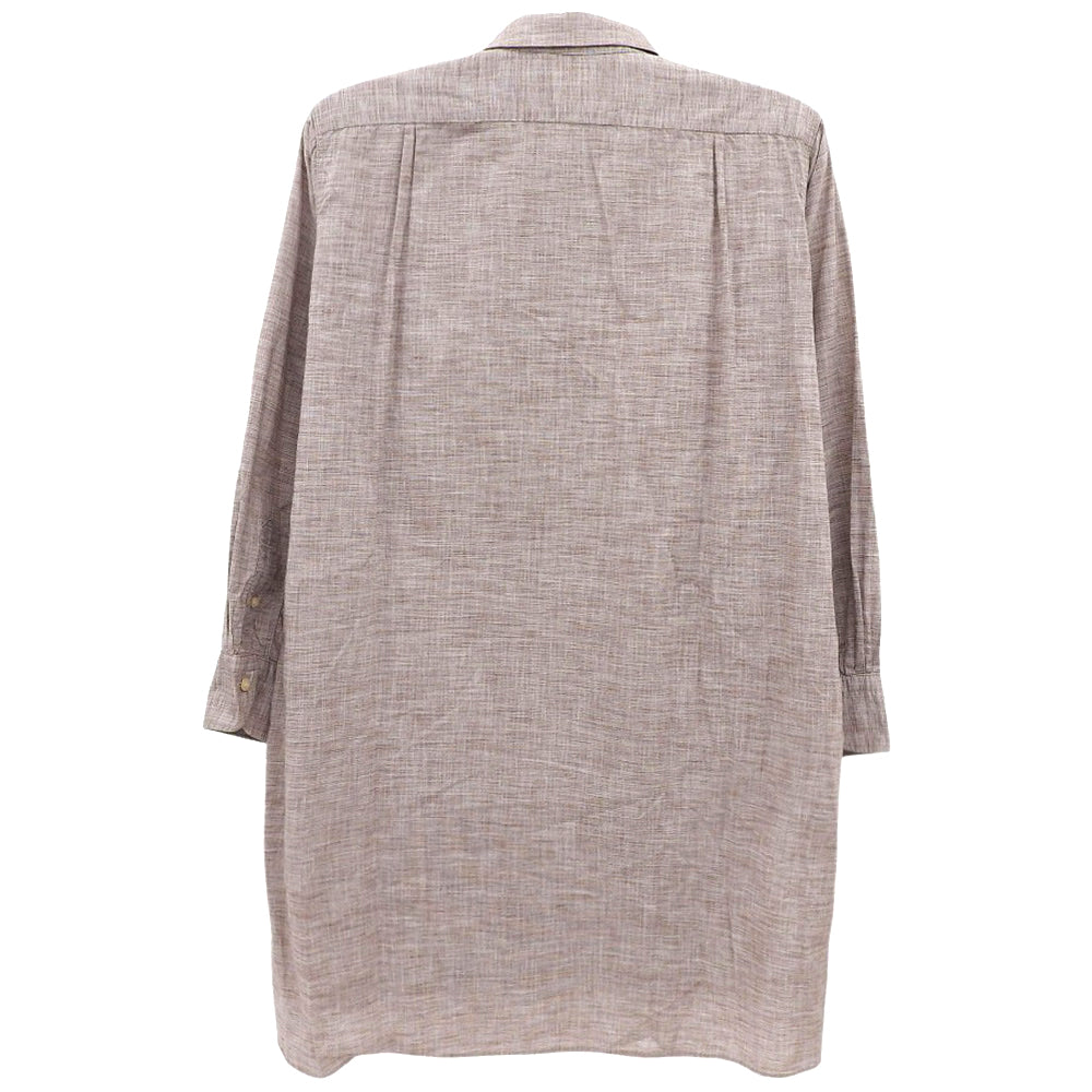 45R フォーティファイブ アール 美品 コットン100 ハーフボタン 長袖シャツ トップス レディース ベージュ 1 5063025 トップス 1