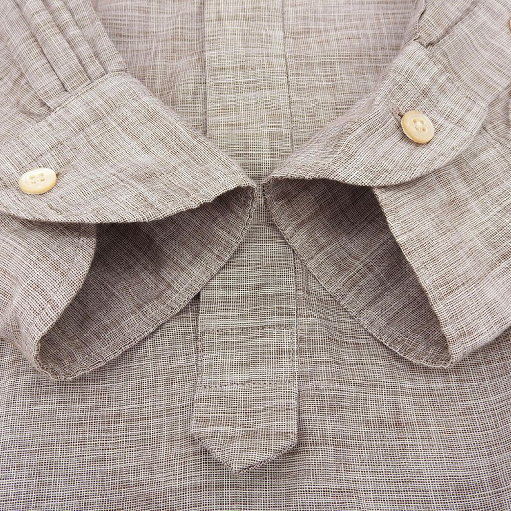 45R フォーティファイブ アール 美品 コットン100 ハーフボタン 長袖シャツ トップス レディース ベージュ 1 5063025 トップス 1