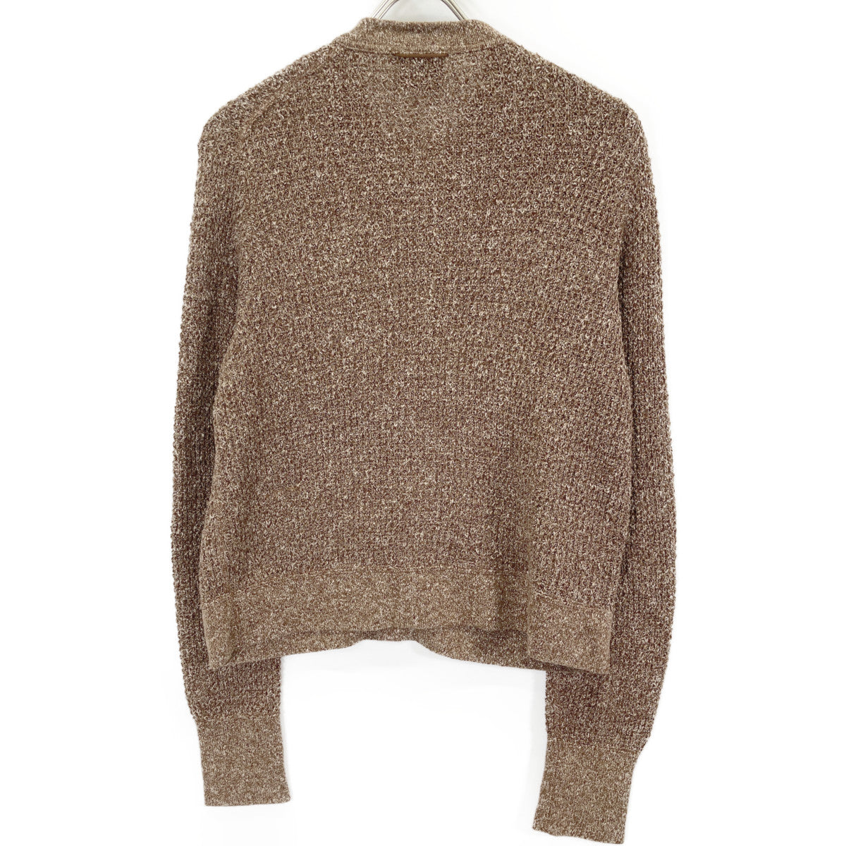 45R フォーティファイブ アール ﾌﾞﾗｳﾝ 5118080 杢杢ﾜｯﾌﾙﾆｯﾄｿｰ ｶｰﾃﾞｨｶﾞﾝ トップス 表記なし