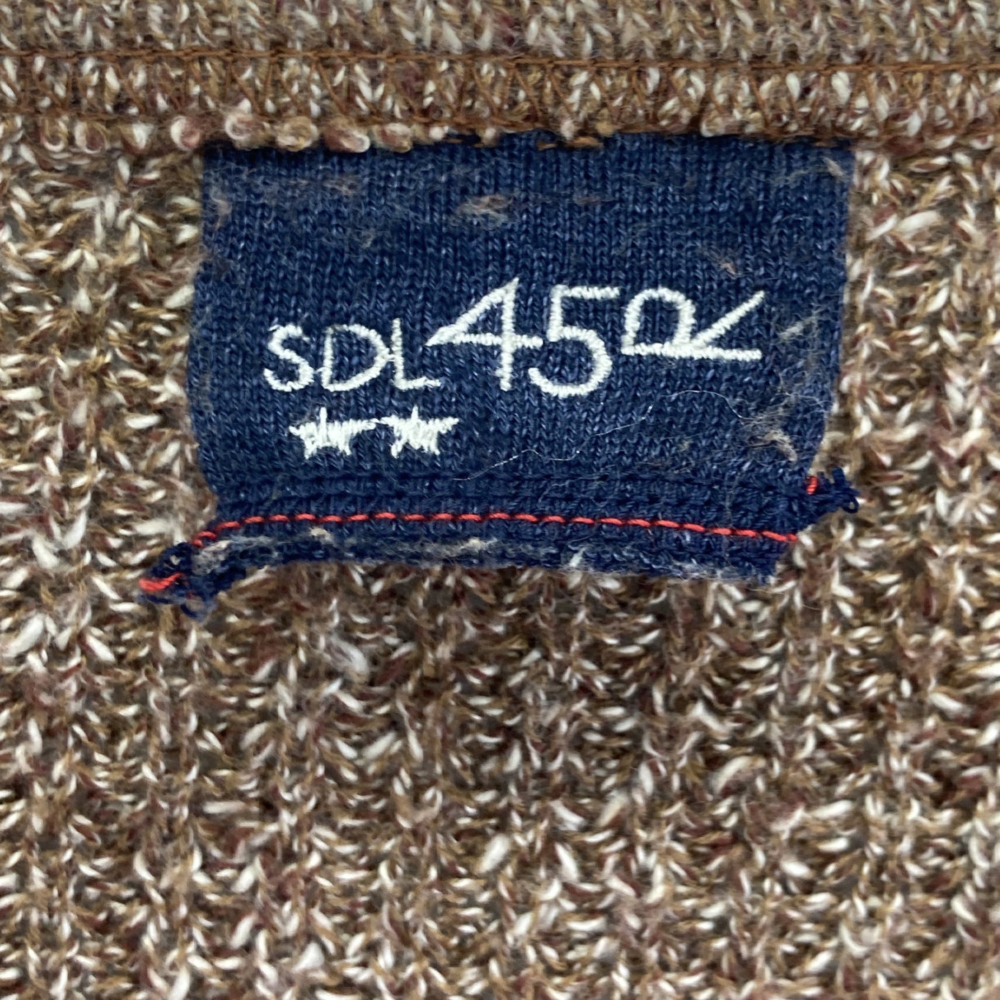 45R フォーティファイブ アール ﾌﾞﾗｳﾝ 5118080 杢杢ﾜｯﾌﾙﾆｯﾄｿｰ ｶｰﾃﾞｨｶﾞﾝ トップス 表記なし