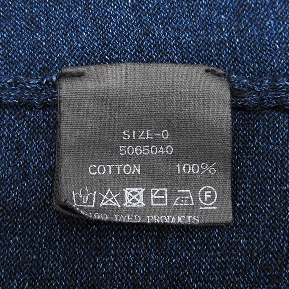 45R フォーティファイブ アール 美品 ボーダー ギマニット ワンピース レディース インディゴ×ブラウン 0 5065040 ワンピース 0