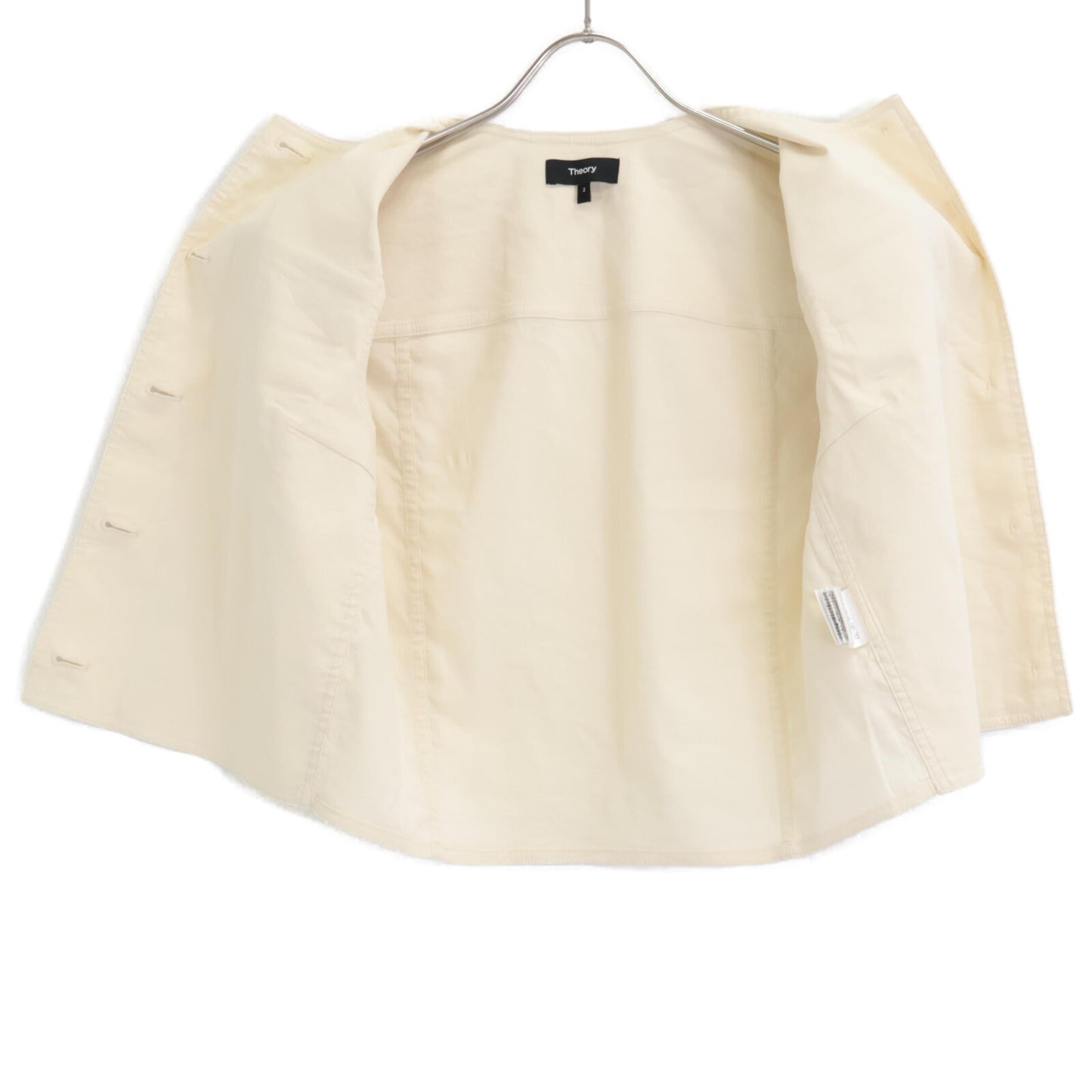 Theory セオリー 【美品/25SS】01-5104118-190-702 TRUCKER VEST リネン混 ベスト 2
