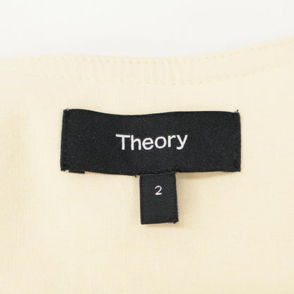 Theory セオリー 【美品/25SS】01-5104118-190-702 TRUCKER VEST リネン混 ベスト 2
