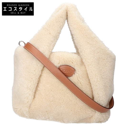TOD'S トッズ 【美品】XBWAOUAM1L0QRD7P70 ミニシャツショッピングバッグ/ ハンドバッグ