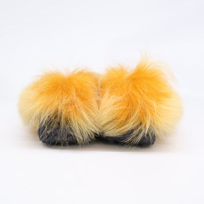 TOD'S トッズ デニム/ファー ダブルＴ ゴンミーニ ドライビングシューズ シューズ 39