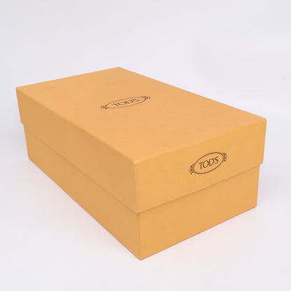 TOD'S トッズ デニム/ファー ダブルＴ ゴンミーニ ドライビングシューズ シューズ 39