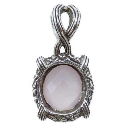 STEPHEN DWECK スティーブンデュエック SV925ｘピンククオーツ ペンダントトップ