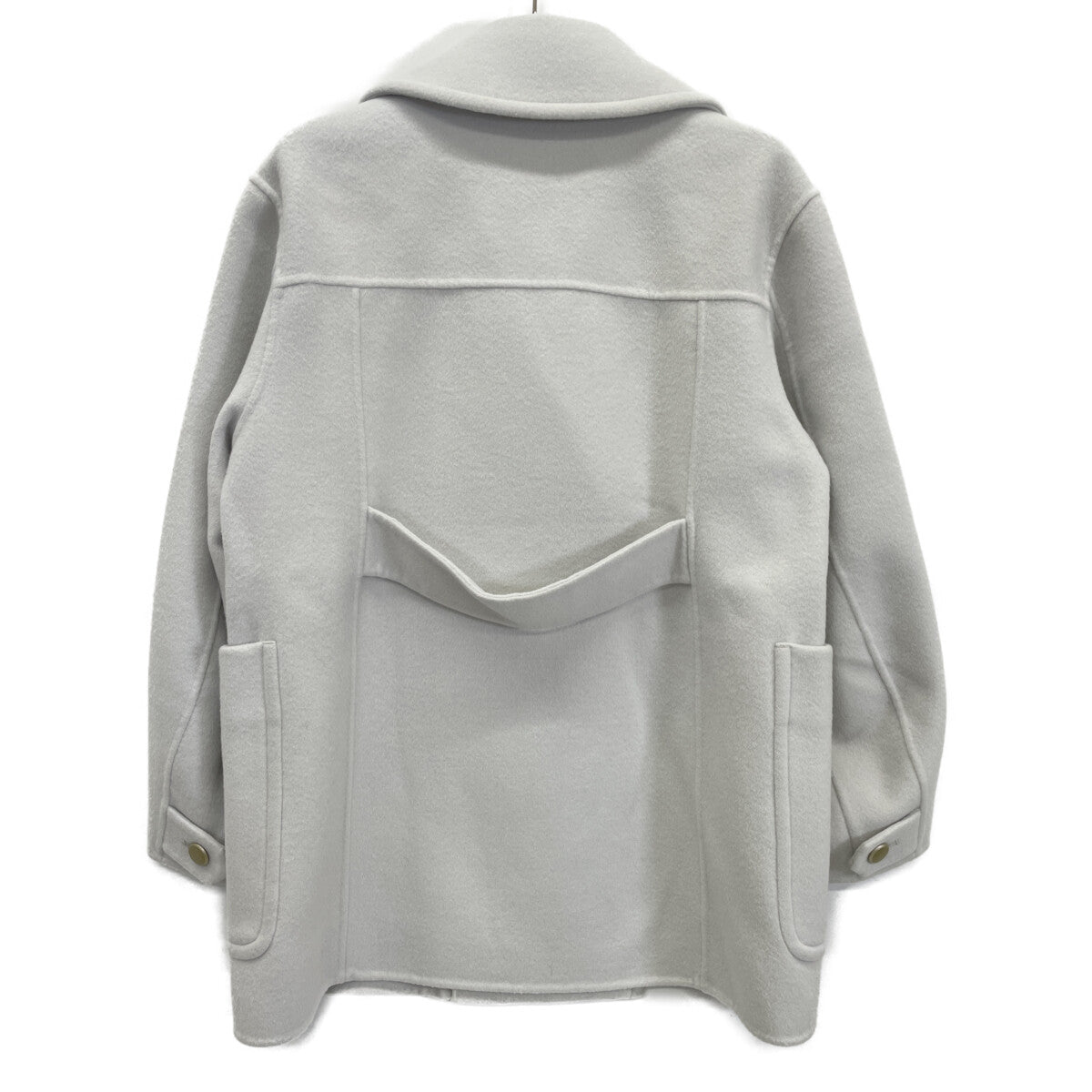 BALLSEY ボールジー 23年 ﾗｲﾄｸﾞﾚｰ ｳｰﾙﾋﾞｰﾊﾞｰﾒﾙﾄﾝ ｼｮｰﾄｺｰﾄ コート 36