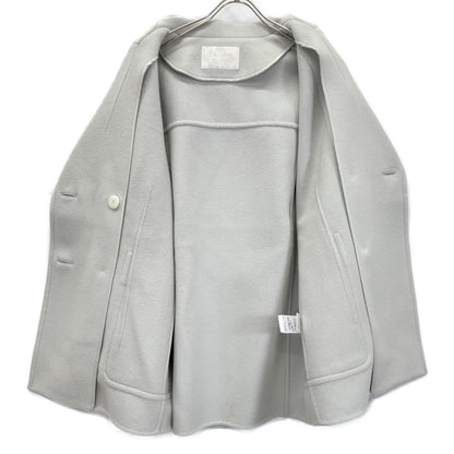 BALLSEY ボールジー 23年 ﾗｲﾄｸﾞﾚｰ ｳｰﾙﾋﾞｰﾊﾞｰﾒﾙﾄﾝ ｼｮｰﾄｺｰﾄ コート 36