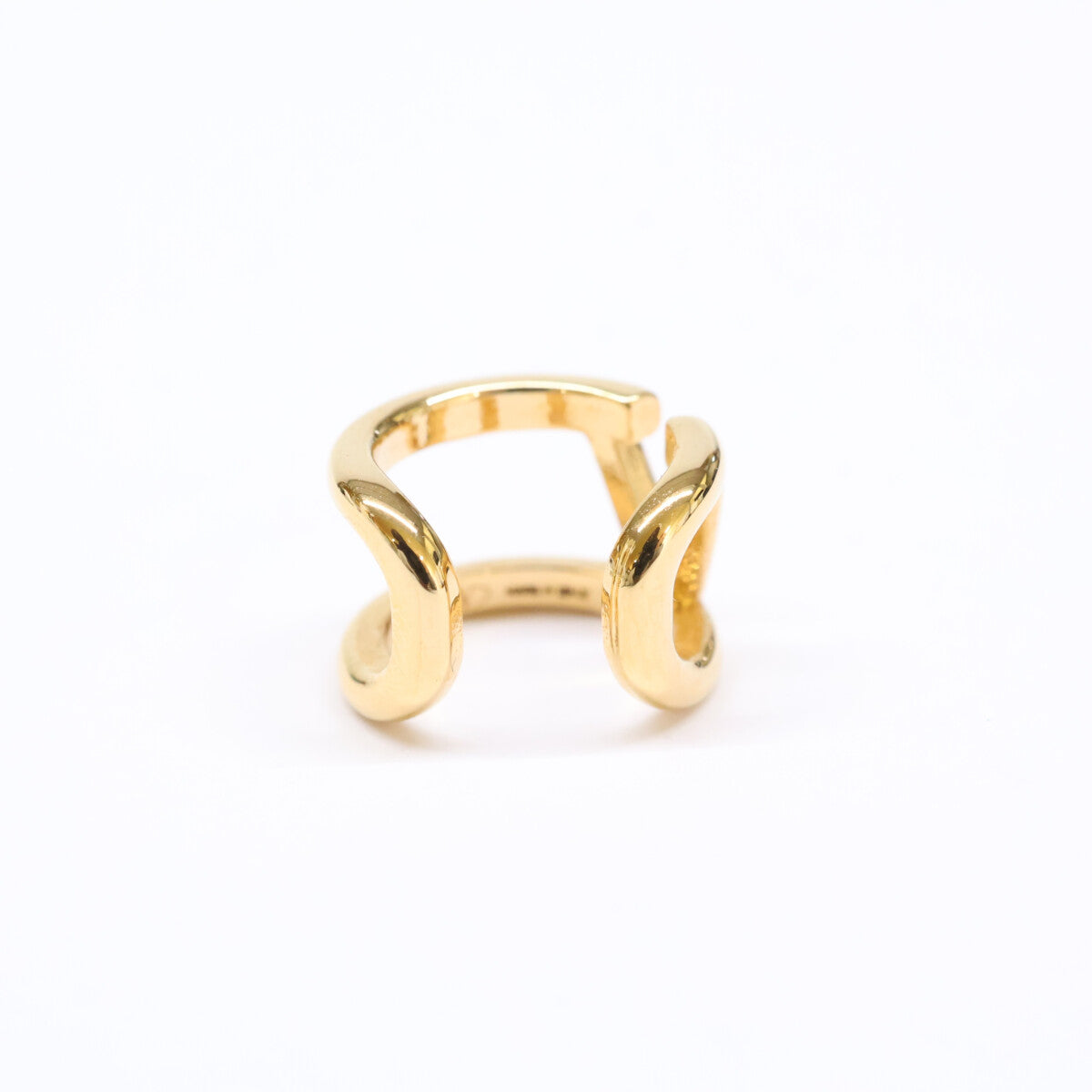 Valentino Garavani ヴァレンティノガラヴァーニ 【美品】Vロゴ シグネチャー メタル シングル イヤリング