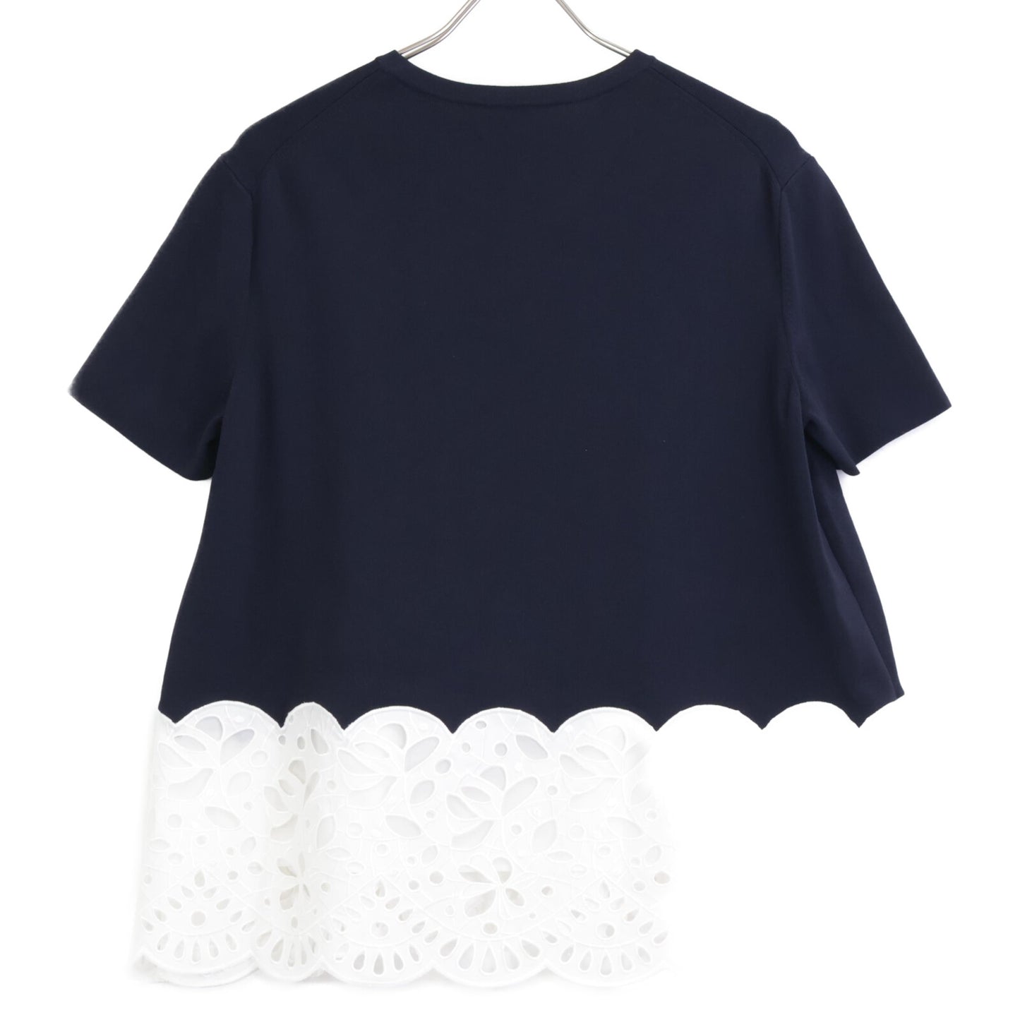 UNITED ARROWS ユナイテッドアローズ 【美品】1518-183-1832 スカラップレース コンビネーション ニット トップス ※サイズの記載はございません。