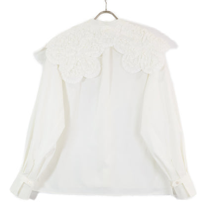 shirocon シロコン SC2121-010AW-4 ホイップカラー付 長袖ブラウス/ トップス 36