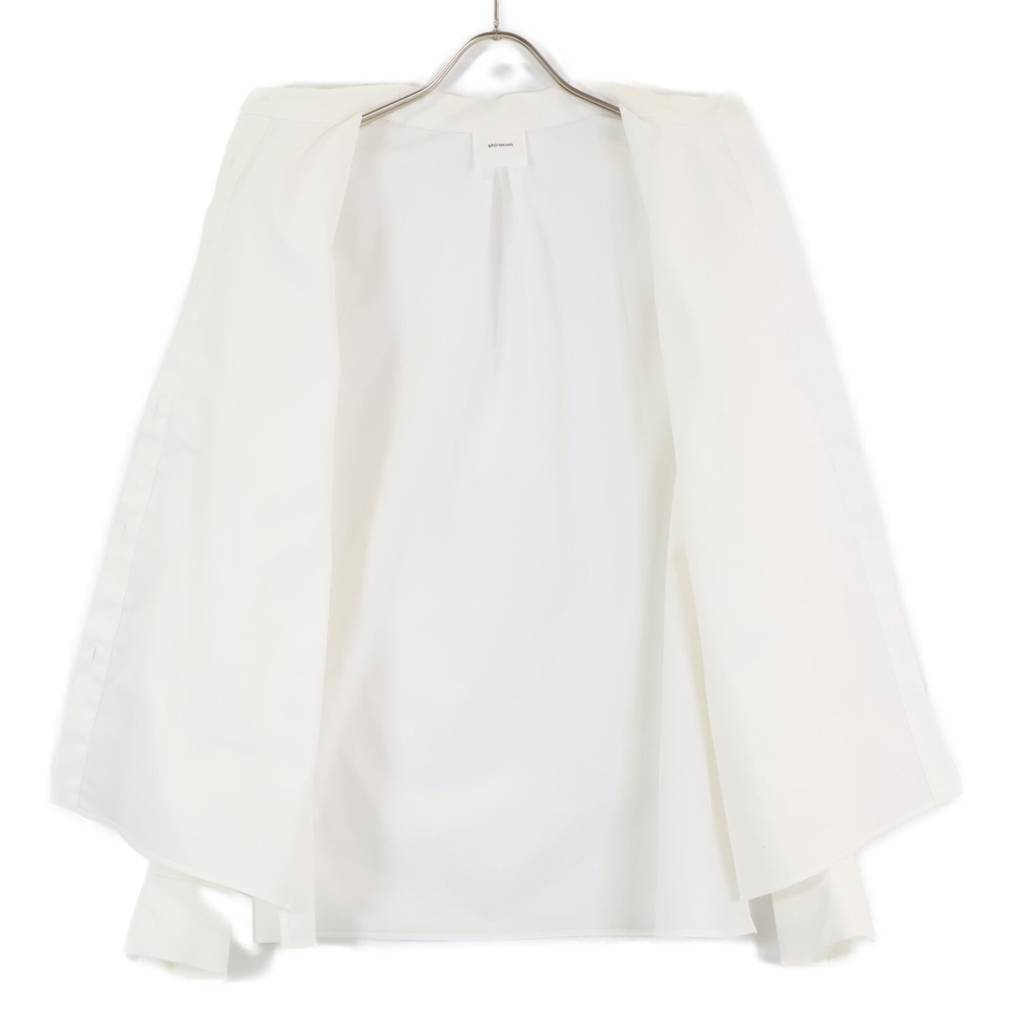 shirocon シロコン SC2121-010AW-4 ホイップカラー付 長袖ブラウス/ トップス 36