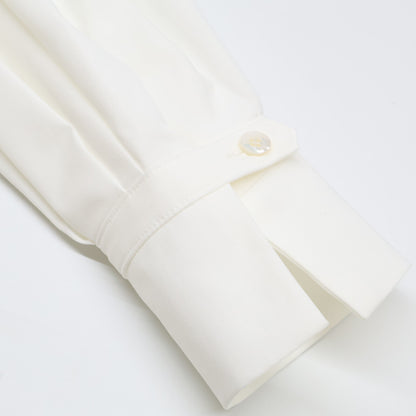 shirocon シロコン SC2121-010AW-4 ホイップカラー付 長袖ブラウス/ トップス 36