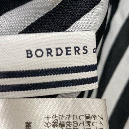 BORDERS at BALCONY ボーダーズアットバルコニー BD2011P-2K-04 ﾌﾞﾗｯｸ Tｼｬﾂ ﾀｯｸﾎﾞｰﾀﾞｰ ﾜﾝﾋﾟｰｽ ワンピース 36