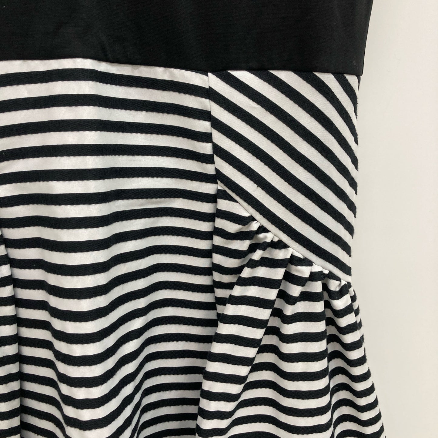 BORDERS at BALCONY ボーダーズアットバルコニー BD2011P-2K-04 ﾌﾞﾗｯｸ Tｼｬﾂ ﾀｯｸﾎﾞｰﾀﾞｰ ﾜﾝﾋﾟｰｽ ワンピース 36