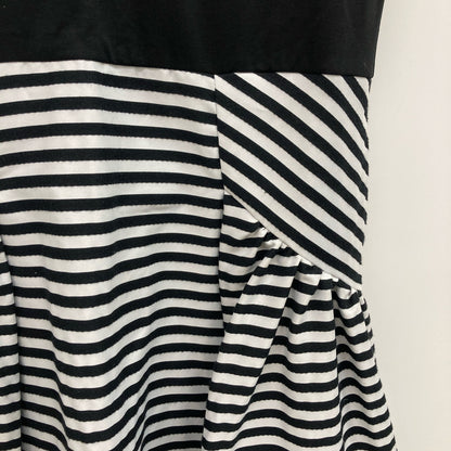 BORDERS at BALCONY ボーダーズアットバルコニー BD2011P-2K-04 ﾌﾞﾗｯｸ Tｼｬﾂ ﾀｯｸﾎﾞｰﾀﾞｰ ﾜﾝﾋﾟｰｽ ワンピース 36