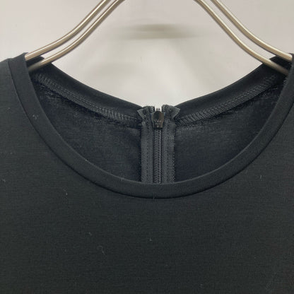 BORDERS at BALCONY ボーダーズアットバルコニー BD2011P-2K-04 ﾌﾞﾗｯｸ Tｼｬﾂ ﾀｯｸﾎﾞｰﾀﾞｰ ﾜﾝﾋﾟｰｽ ワンピース 36