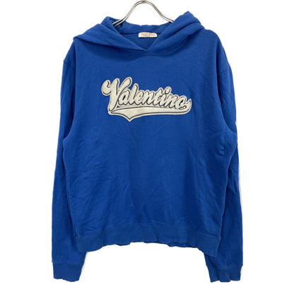 VALENTINO ヴァレンティノ 1V3MF22U8RM 22AW ﾌﾞﾙｰ 刺繍ﾛｺﾞﾊﾟｯﾁﾊﾟｰｶｰ トップス 3XL