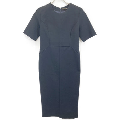 AUXCA.TRUNK オーカ・トランク ﾈｲﾋﾞｰ ｺｯﾄﾝﾅｲﾛﾝ ｽﾄﾚｯﾁ ﾜﾝﾋﾟｰｽ ワンピース XS