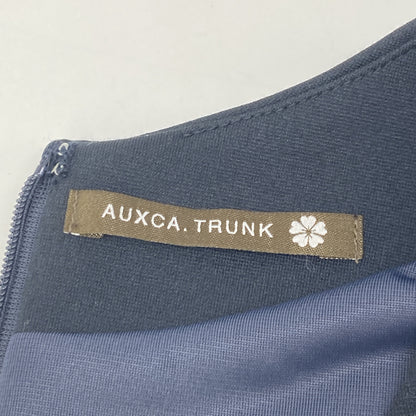 AUXCA.TRUNK オーカ・トランク ﾈｲﾋﾞｰ ｺｯﾄﾝﾅｲﾛﾝ ｽﾄﾚｯﾁ ﾜﾝﾋﾟｰｽ ワンピース XS