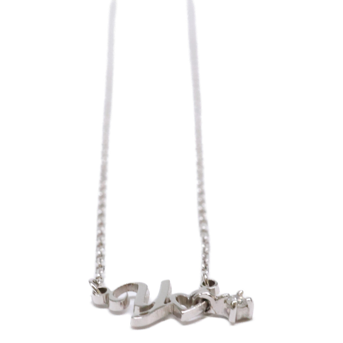 ヨンドシー 4℃ Canal 4℃ カナルヨンドシー K10 イニシャル Y ダイヤモンド ネックレス