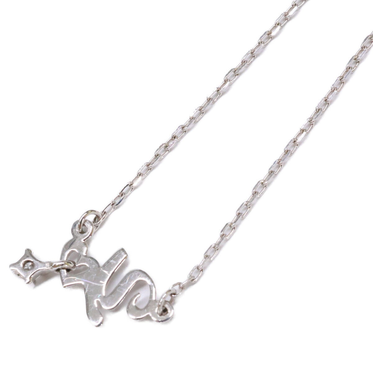 ヨンドシー 4℃ Canal 4℃ カナルヨンドシー K10 イニシャル Y ダイヤモンド ネックレス