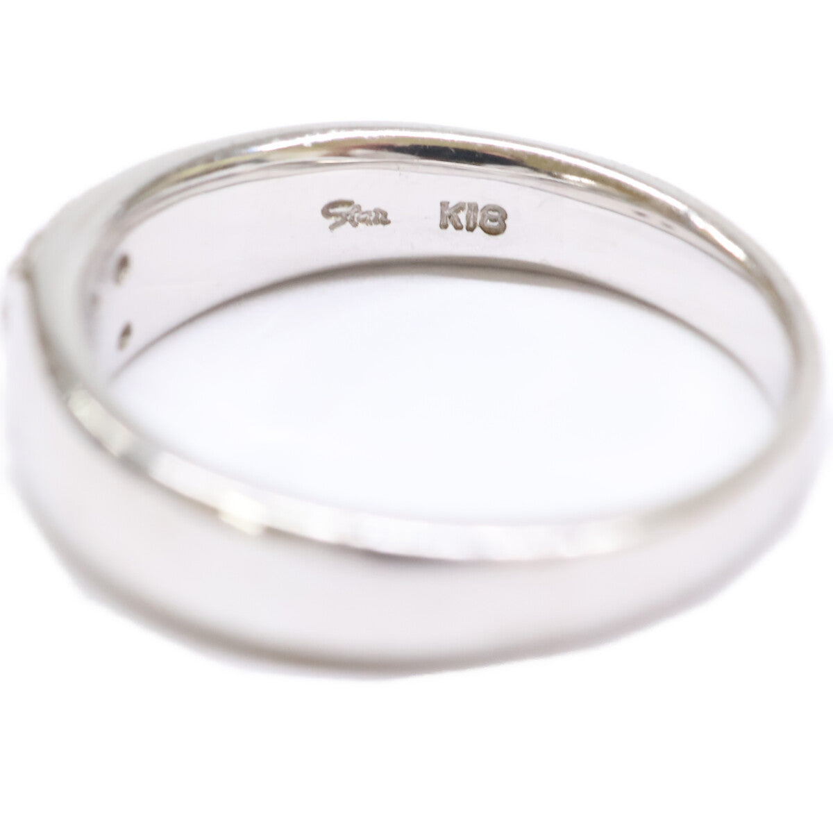 STAR JEWELRY スタージュエリー K18 0.10 ダイヤモンド リング 指輪