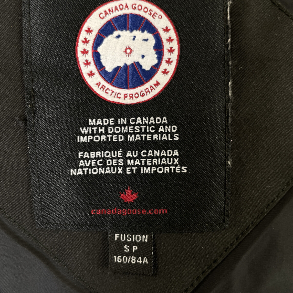 CANADA GOOSE カナダグース 2580LA ﾌﾞﾗｯｸ ROSSCLAIR PARKA ﾛｽｸﾚｱﾊﾟｰｶｰ コート S