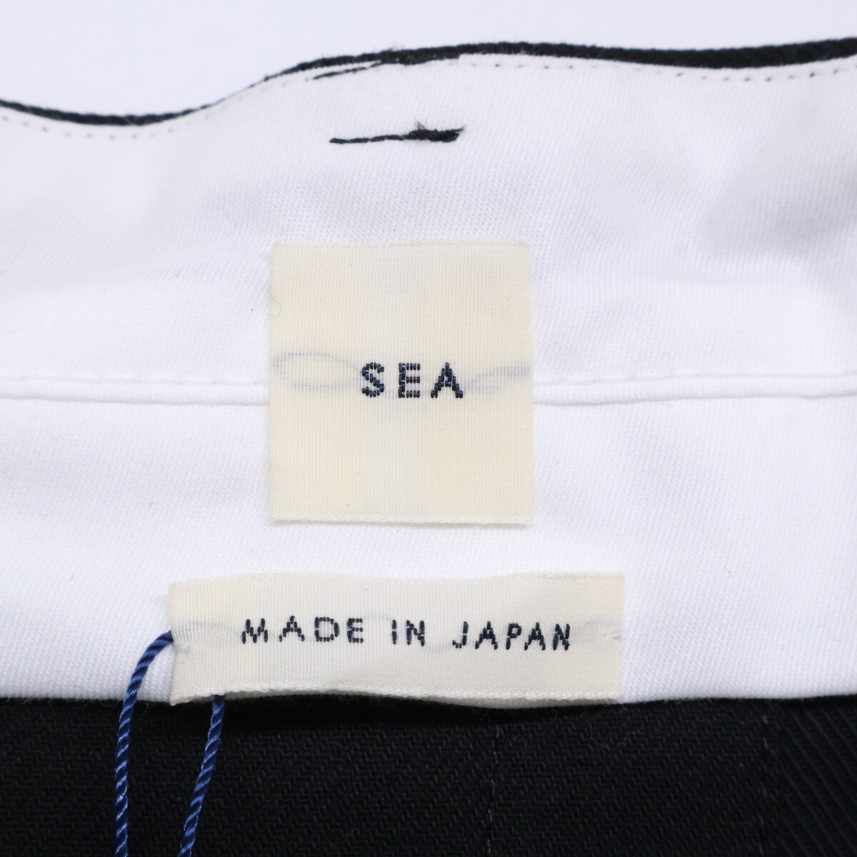 SEA シー 110318417 ﾌﾞﾗｯｸ ｺｯﾄﾝ ｻｰｼﾞﾏｰﾍﾞﾙﾄｽｶｰﾄ スカート 34