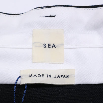 SEA シー 110318417 ﾌﾞﾗｯｸ ｺｯﾄﾝ ｻｰｼﾞﾏｰﾍﾞﾙﾄｽｶｰﾄ スカート 34