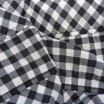 tricotCOMMEdesGARCONS トリココムデギャルソン 美品 ギンガムチェック スカート レディース ブラック×ホワイト TM-S039 AD2013 スカート ―