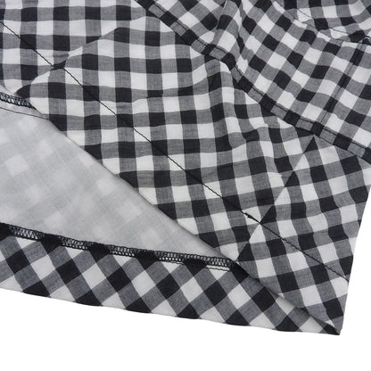 tricotCOMMEdesGARCONS トリココムデギャルソン 美品 ギンガムチェック スカート レディース ブラック×ホワイト TM-S039 AD2013 スカート ―