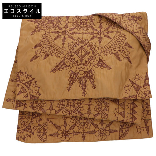 TAMASHA タマシャ 【美品】フラワーモチーフ刺繍 フラップ ショルダーバッグ