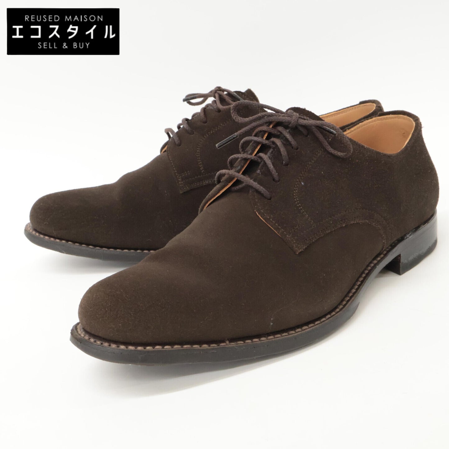 SCOTCH GRAIN スコッチグレイン 【美品】5394 スエード プレーントゥ シューズ 24EEE