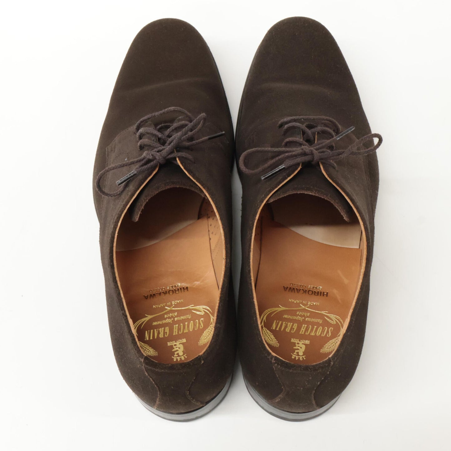 SCOTCH GRAIN スコッチグレイン 【美品】5394 スエード プレーントゥ シューズ 24EEE