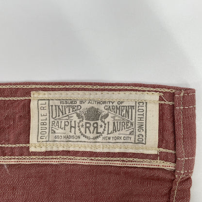 RRL ダブルアールエル ﾚｯﾄﾞ 25SS ｾﾙｳﾞｨｯｼﾞﾃﾞｨﾃｰﾙ ｼｬﾝﾌﾞﾚｰ ﾜｰｸｼｬﾂ トップス S