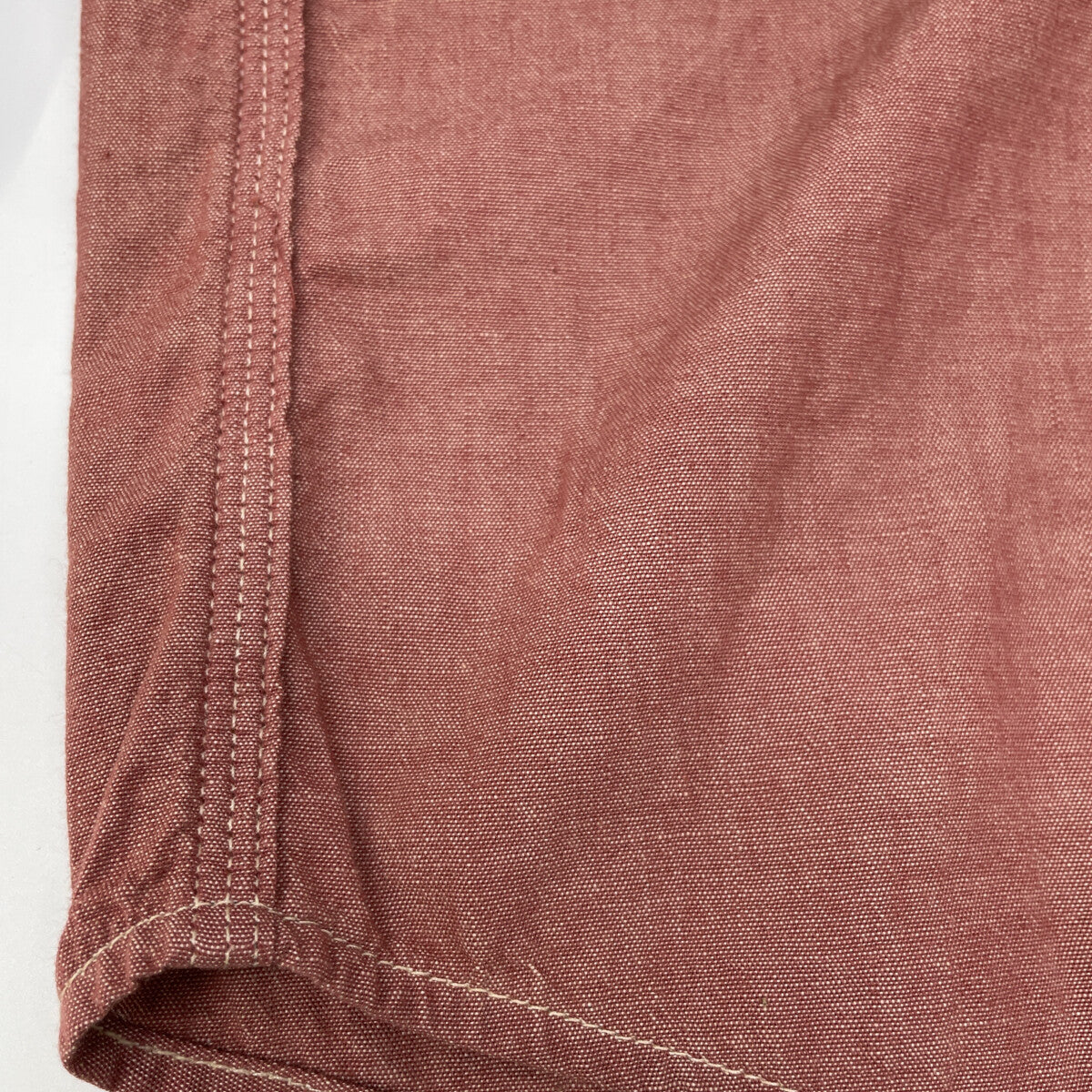 RRL ダブルアールエル ﾚｯﾄﾞ 25SS ｾﾙｳﾞｨｯｼﾞﾃﾞｨﾃｰﾙ ｼｬﾝﾌﾞﾚｰ ﾜｰｸｼｬﾂ トップス S