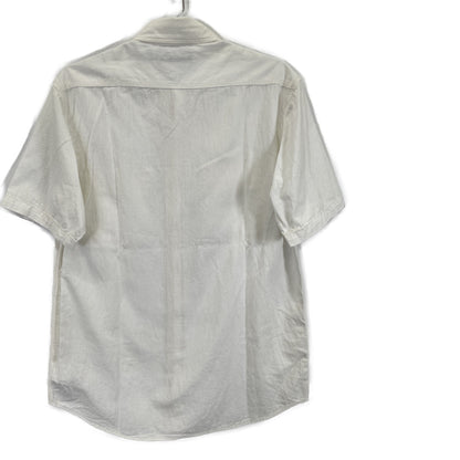 RRL ダブルアールエル ﾎﾜｲﾄ 25SS ｾﾙｳﾞｨｯｼﾞﾃﾞｨﾃｰﾙ ｼｬﾝﾌﾞﾚｰ ﾜｰｸｼｬﾂ トップス S